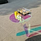 Rainbow Acrylic Coffee Table